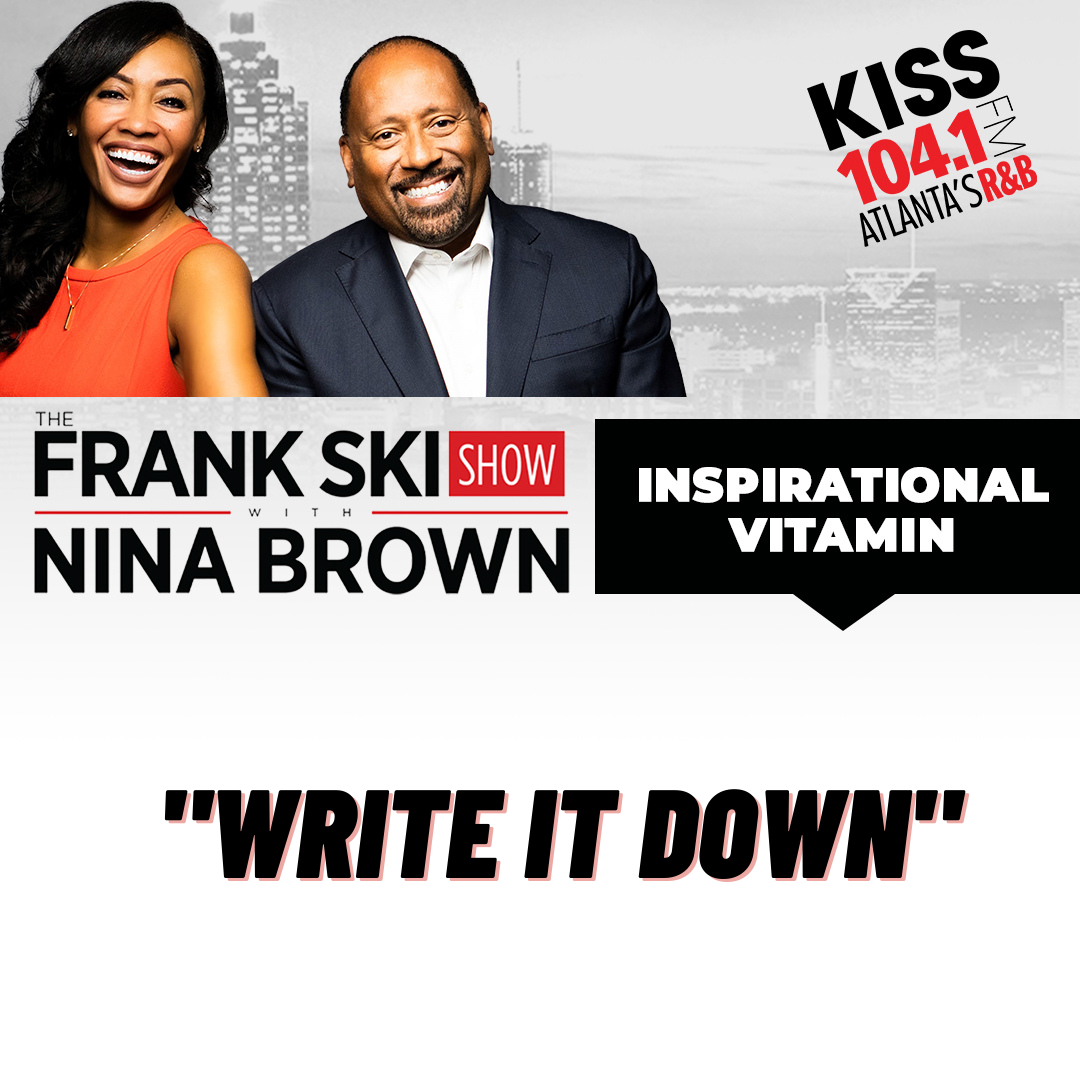 3.18.22 Inspirational Vitamin "Write it Down" episode artwork