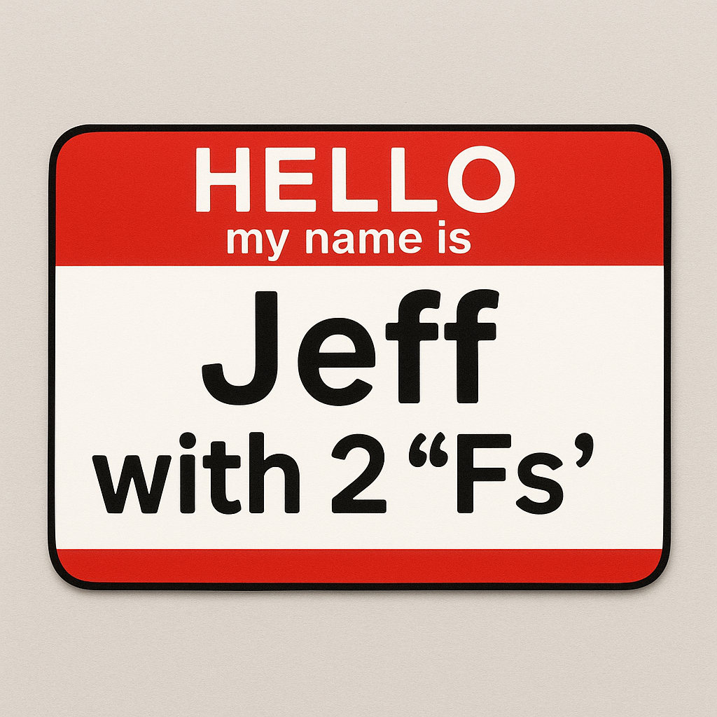 The Von Haessler Doctrine: S15/E088 - Jeff with 2 'Fs'