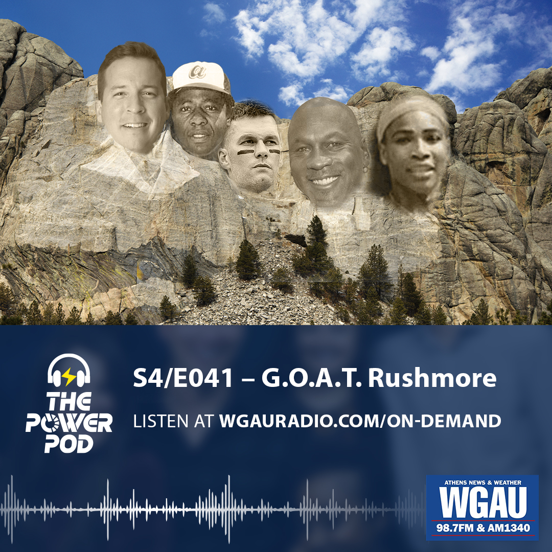 The Power Pod S4/E041 – G.O.A.T. Rushmore
